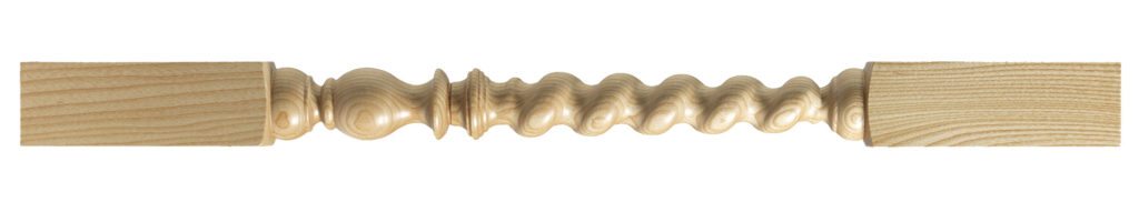 0991 – Twisted spindles 70 x 70mm from an original sample, for a period property