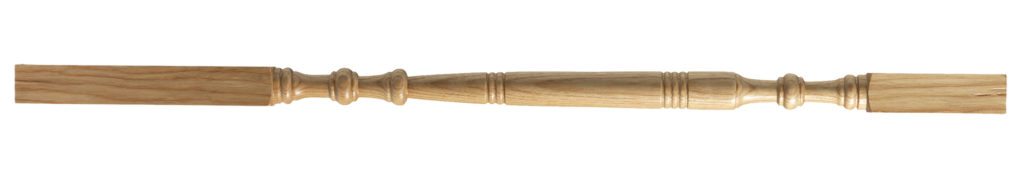 0996 – Turned spindles 41 x 41mm from an original sample, for a Victorian property. Newel posts were also made to match