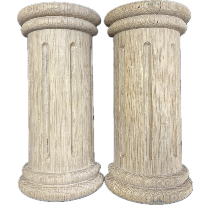 CLEARANCE - Oak Half Pilaster 270mm X 115mm  Pack of 2
