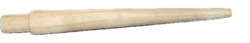 CLEARANCE - Oak Tapered Volute Newel Peg. 710mm, Section 70mm at base down to 25mm at the top