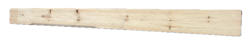 CLEARANCE: Pine Lindisfarne Half NT210 Complete Newel 140mm x 1500mm. Knots Present
