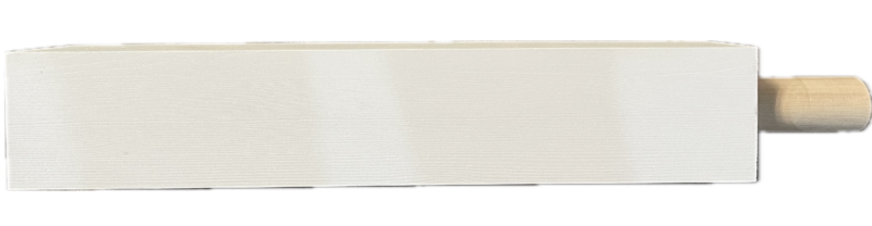 CLEARANCE - White Primed Pine Warkworth NT205 Peg 115mm