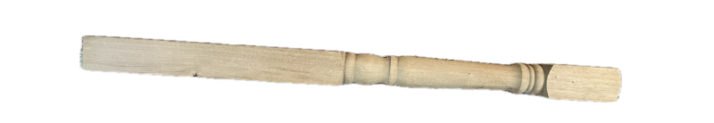 CLEARANCE: Oak York Half NT210 Complete Newel Post 115mm X 1500mm. Knot In timber